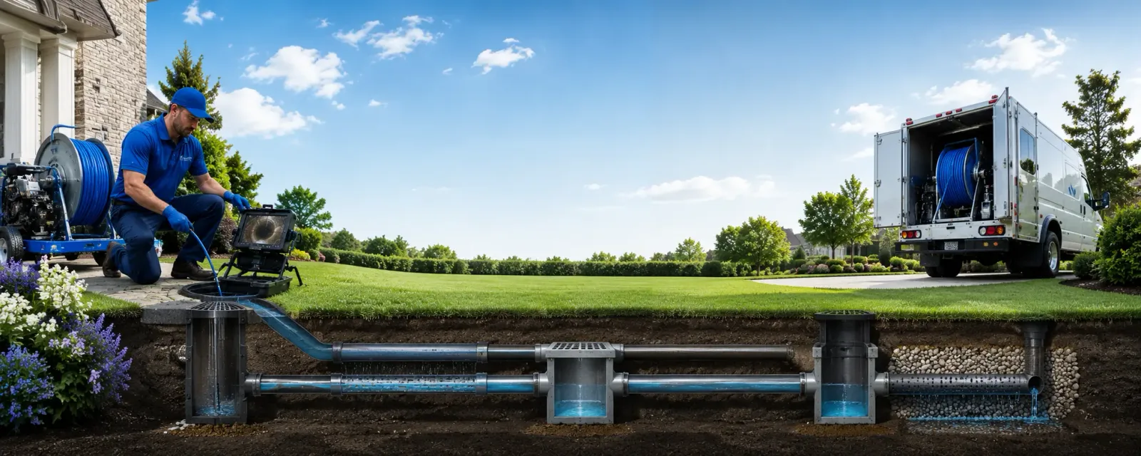 Outdoor drain cleaning information for Graniteville, VT